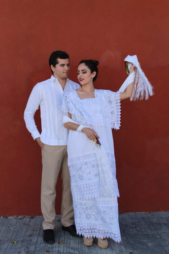 Vestidos con bordados yucatecos para bodas con un toque regional – Hacienda  Chaká
