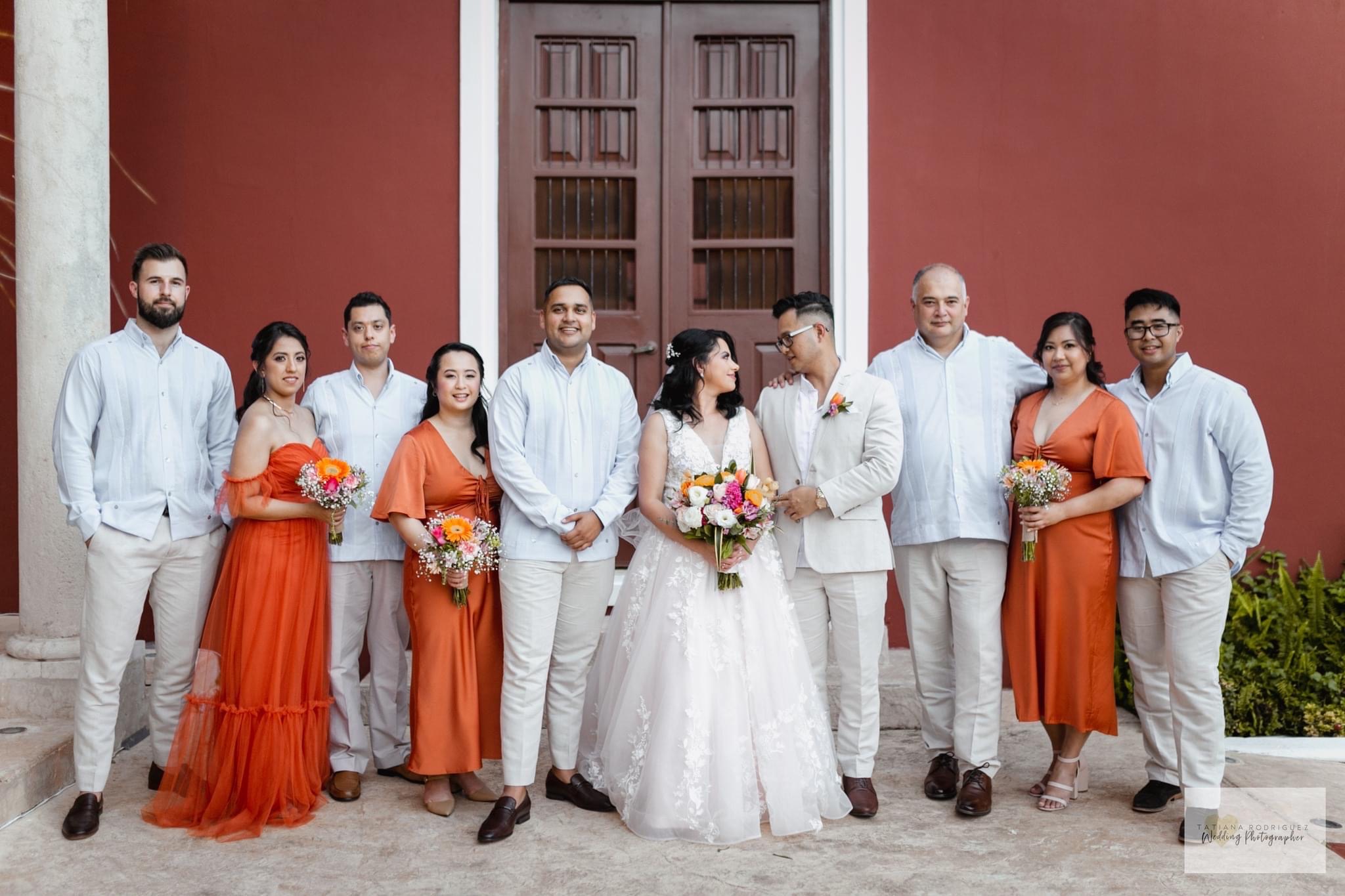 Guayaberas, el para bodas en una hacienda Yucatán. – Hacienda Chaká